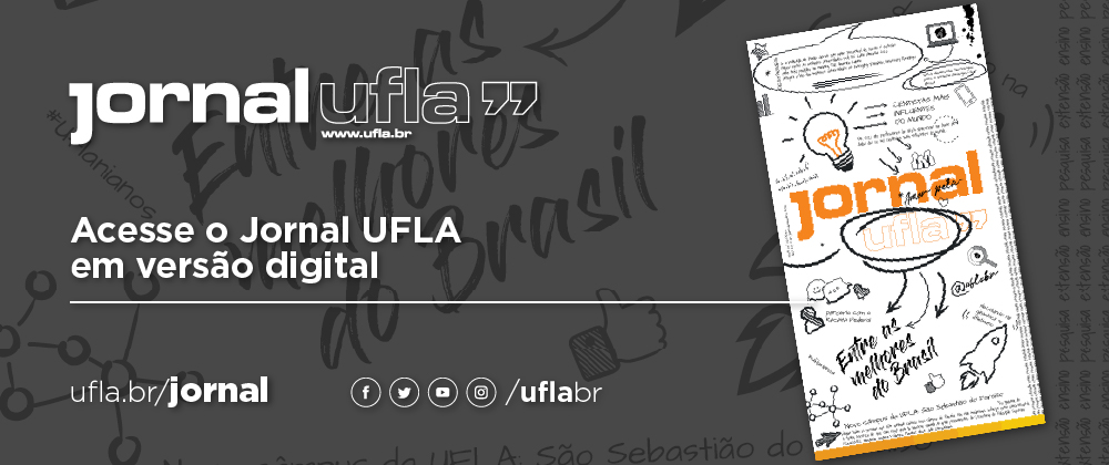 Confira a edição atual do Jornal UFLA - julho a dezembro de 2021