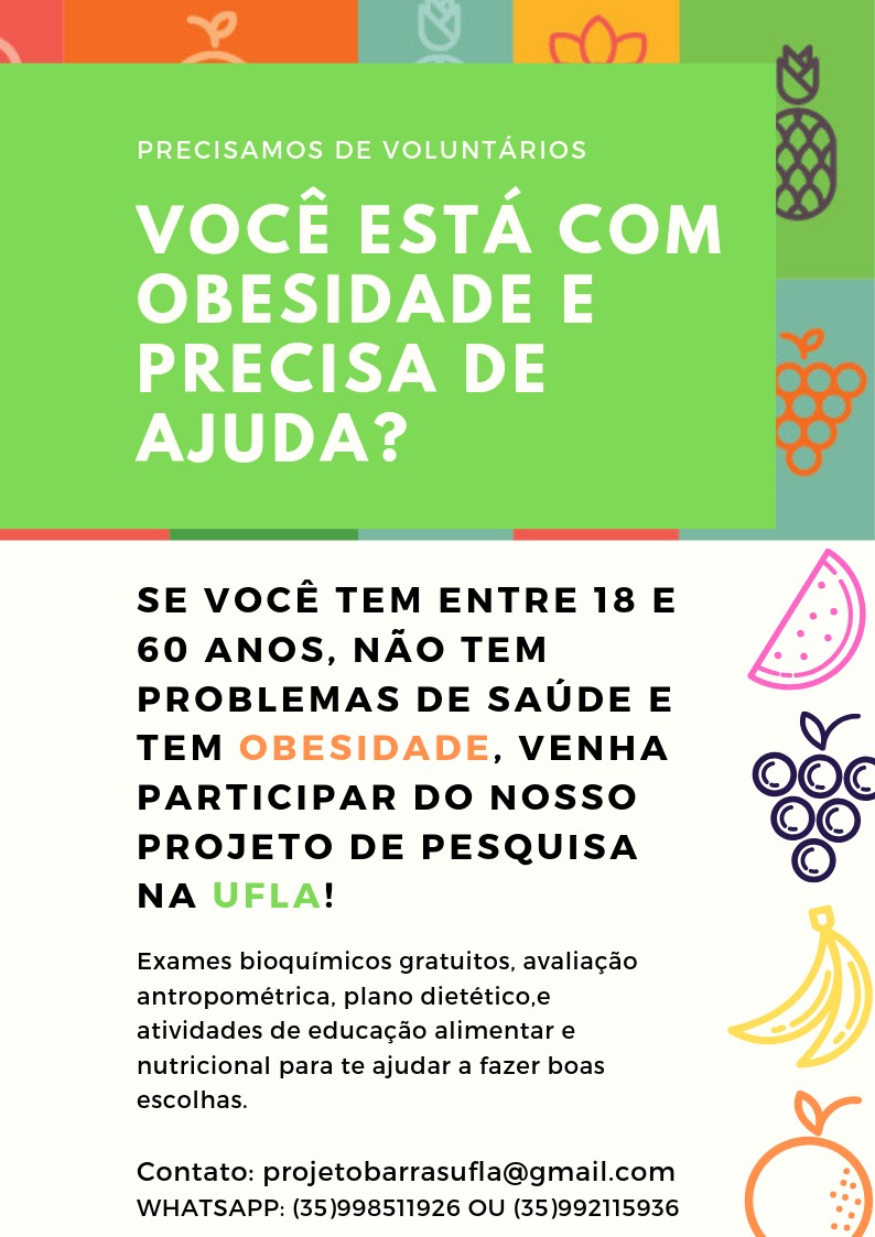 CARTAZ SOBRE OBESIDADE