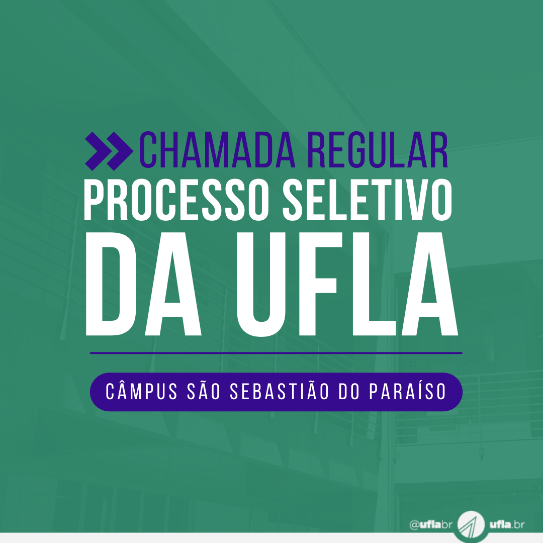 Publicada a chamada regular do processo seletivo da graduação em São Sebastião do Paraíso