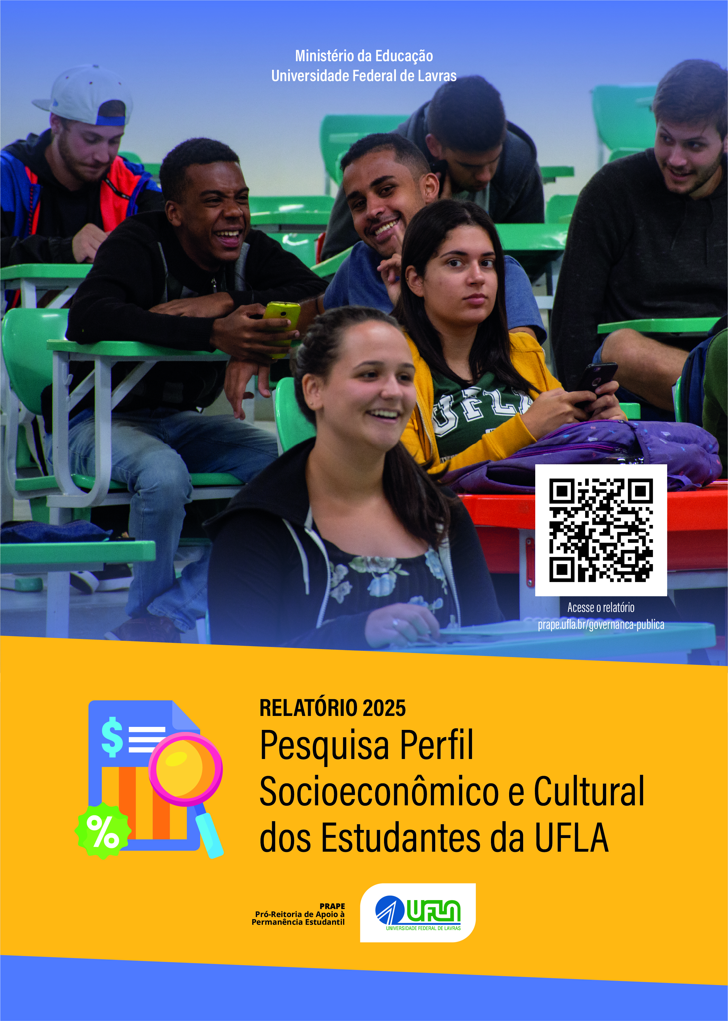 Capa Pesquisa Perfil Socioeconômico e Cultural dos Estudantes da UFLA 2