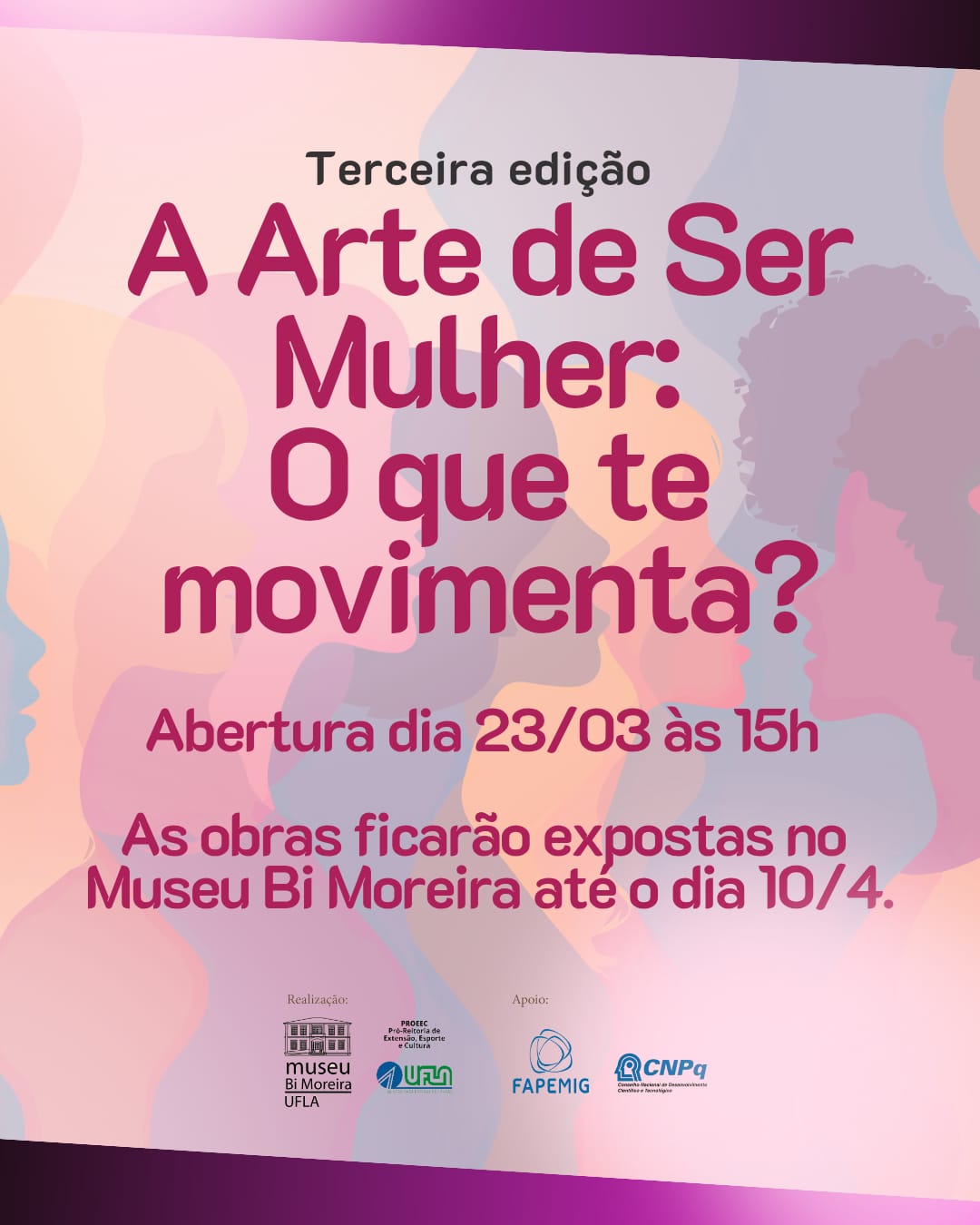 Museu Bi Moreira promove mostra “A arte de ser mulher: o que te movimenta?” 
