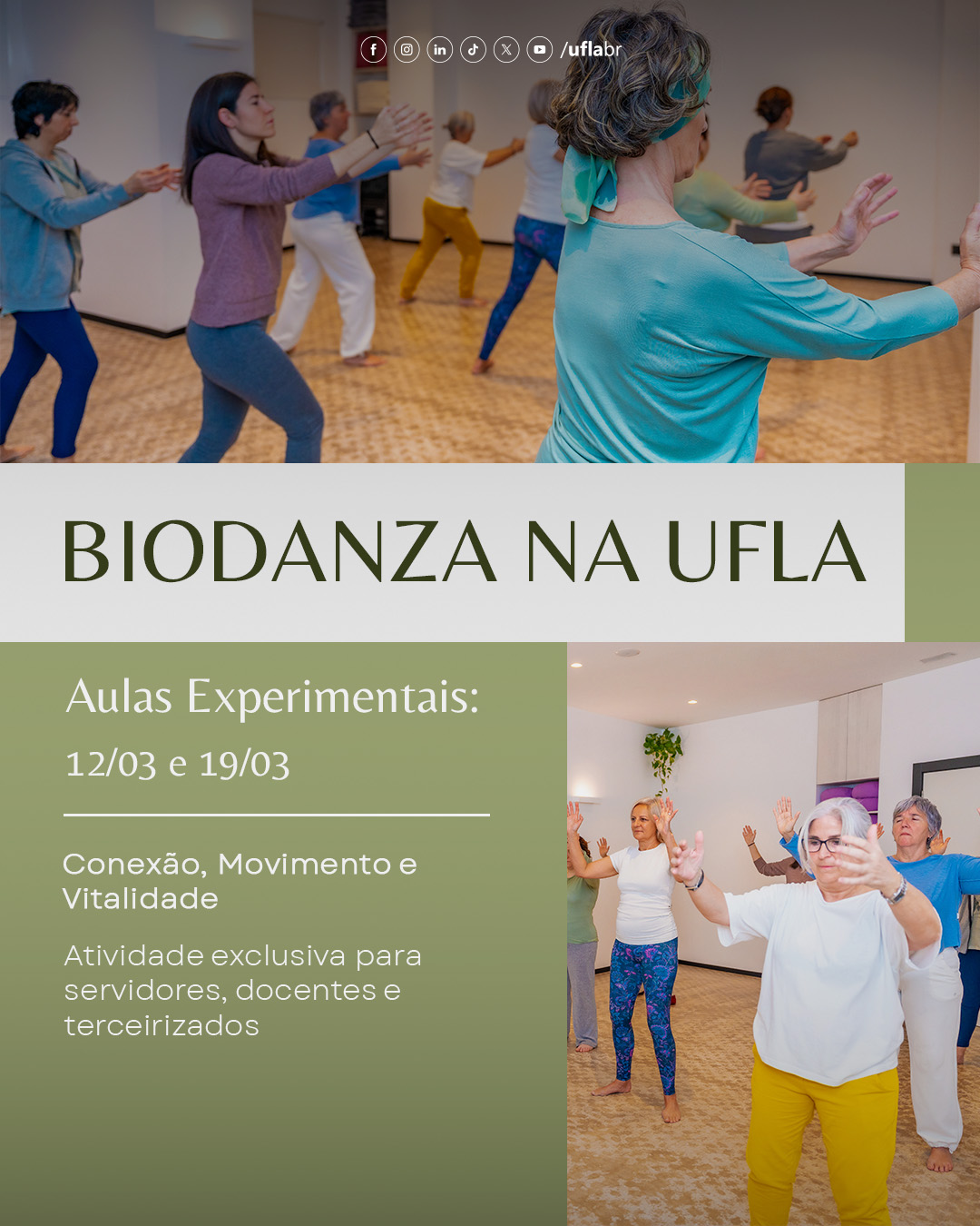 Projeto de extensão oferece atividades para saúde mental de servidores docentes, técnicos e terceirizados da UFLA